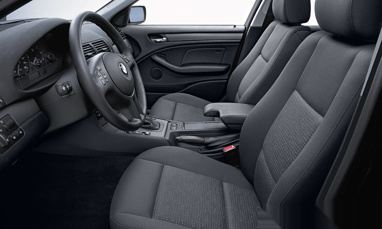 Interior of BMW 320d (E46 (3FL)), VIN WBAAP71020PJ39669