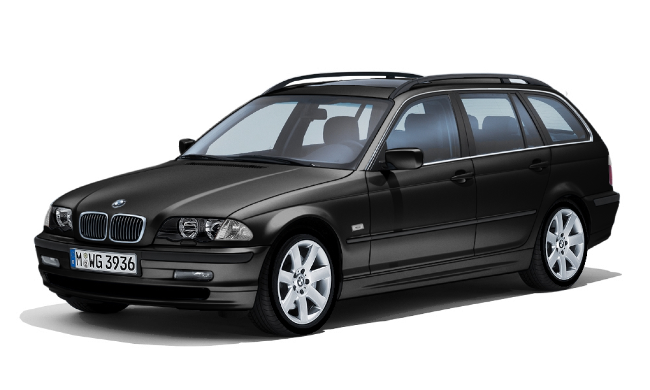 Exterior of 2001 BMW 325I (E46 (3)), VIN WBAAW31010JR93356