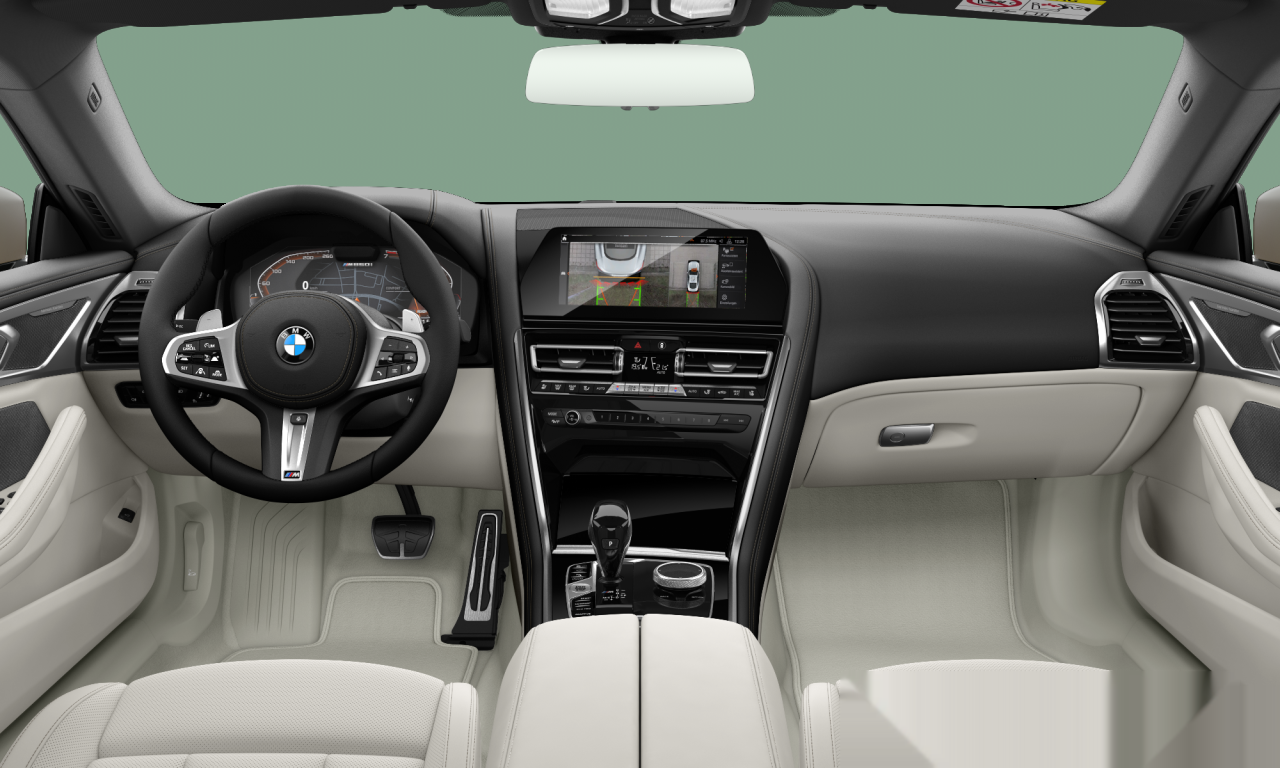 Interior of BMW M850i xDrive (G15), VIN WBABC41050BW67587