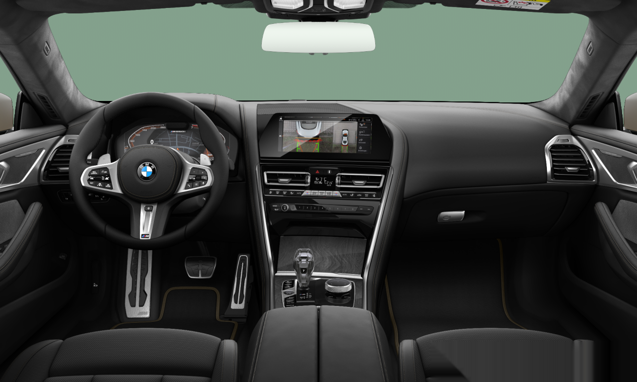 Interior of 2018 BMW 850i xDrive (G15), VIN WBABC42090BJ35113