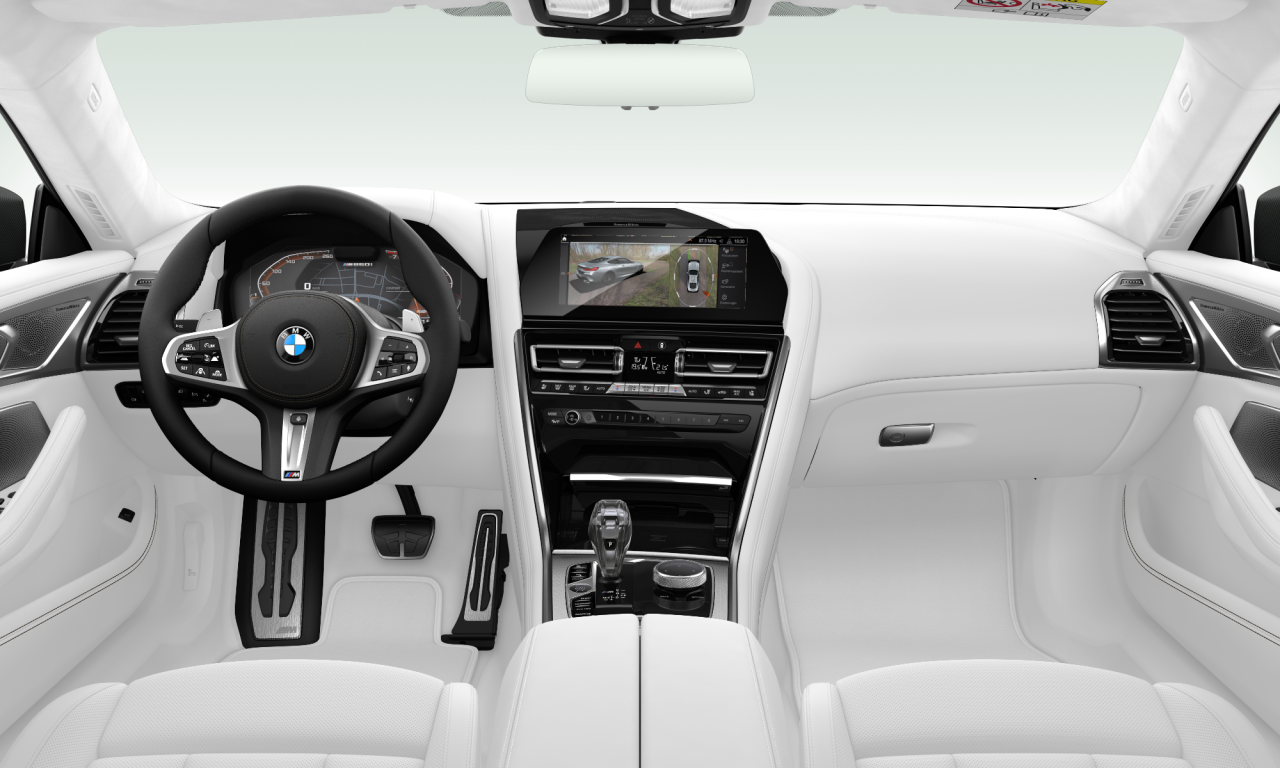 Interior of 2020 BMW M850i xDrive (G15), VIN WBABC4A00MCF42645