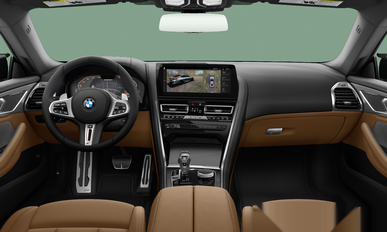 Interior of BMW 850i xDrive (G15), VIN WBABC4C07RCR42994