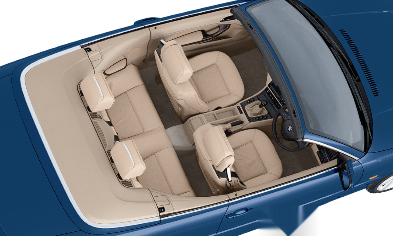 Interior of BMW 320Ci (E46 (C)), VIN WBABS12070JX80155