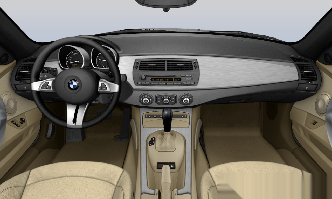 Interior of 2007 BMW Z4 2.5i (E85), VIN WBABU12040LH57319