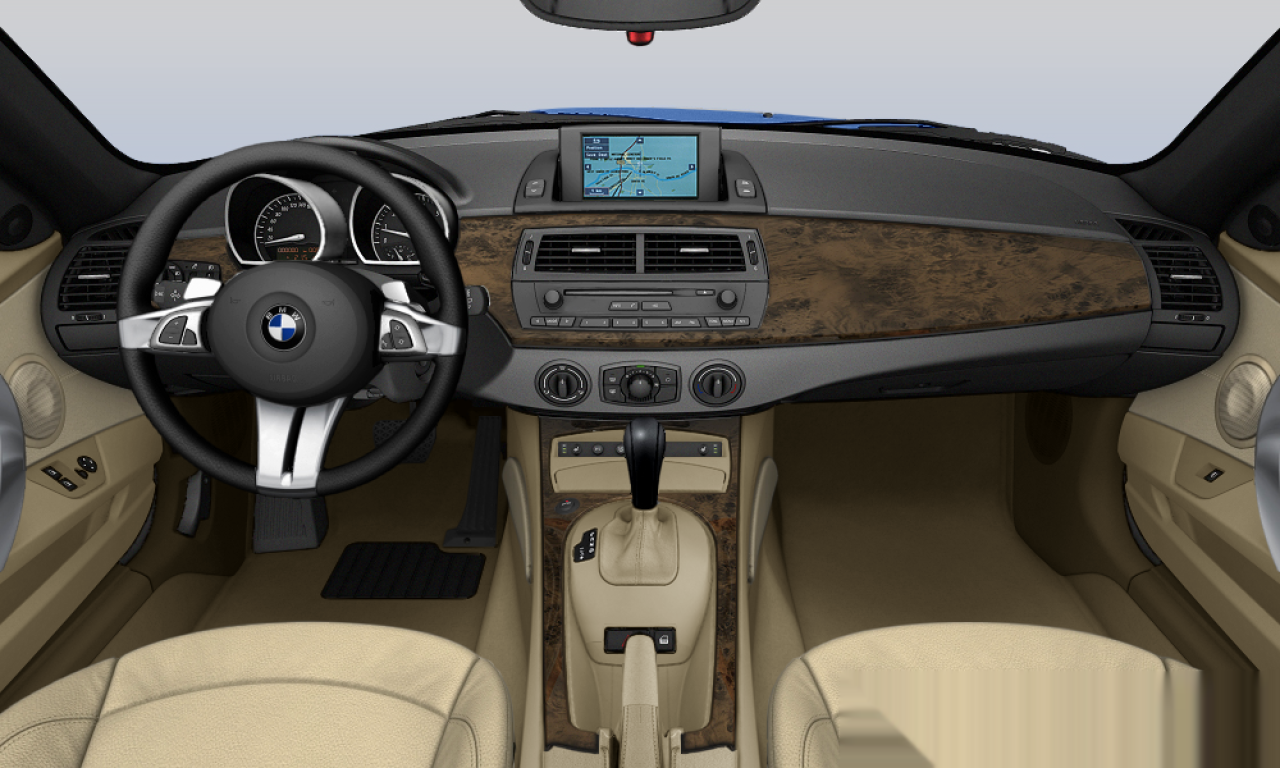 Interior of 2008 BMW Z4 3.0si (E85), VIN WBABU51020LK41630