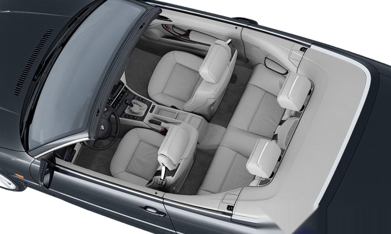 Interior of BMW 325Ci (E46 (CFL)), VIN WBABW31080PF96957