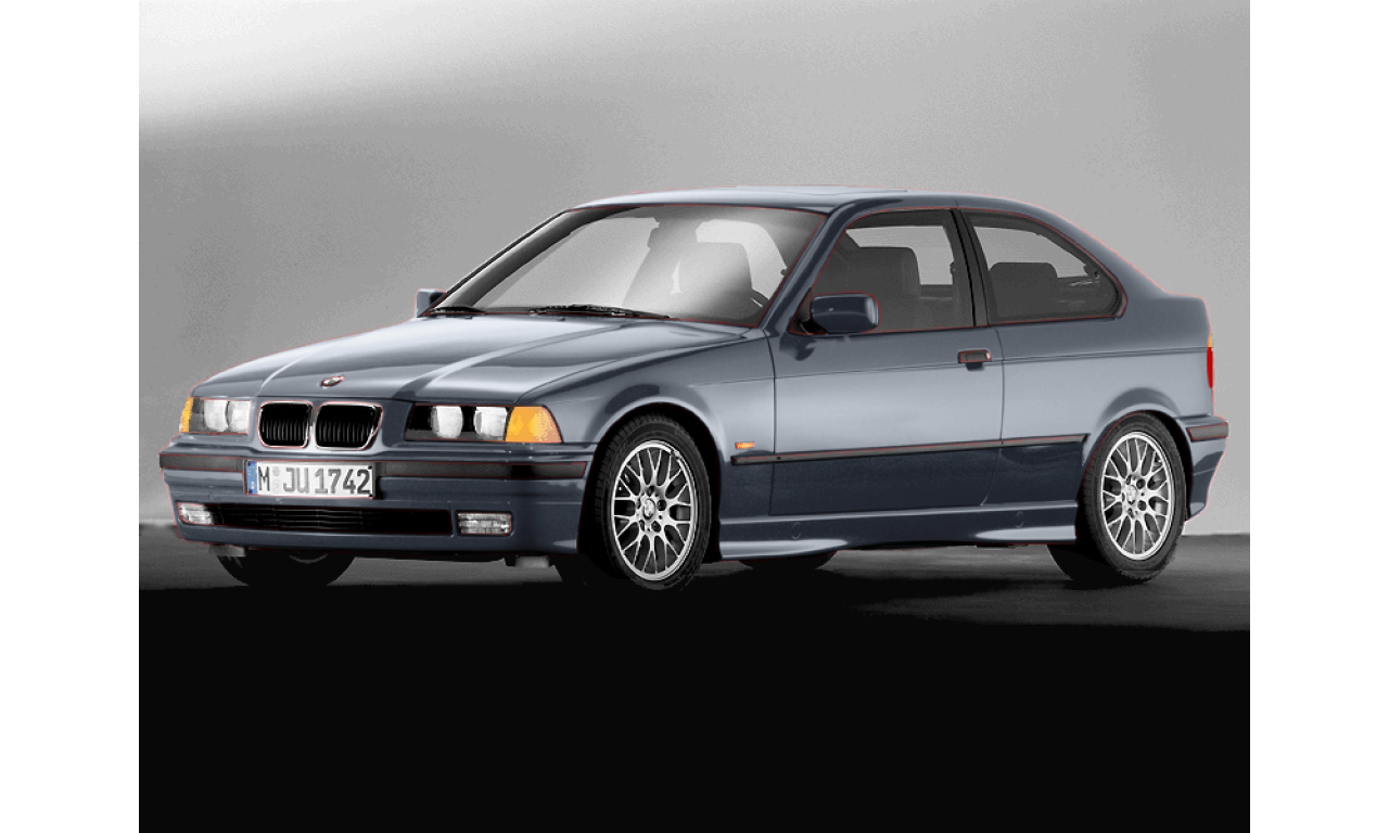 Exterior of BMW 318TDS (E36 (5)), VIN WBACJ5100YAS32798