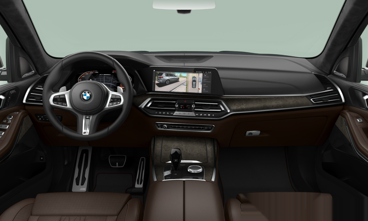 Interior of BMW X7 M50d (G07), VIN WBACW010309C17578