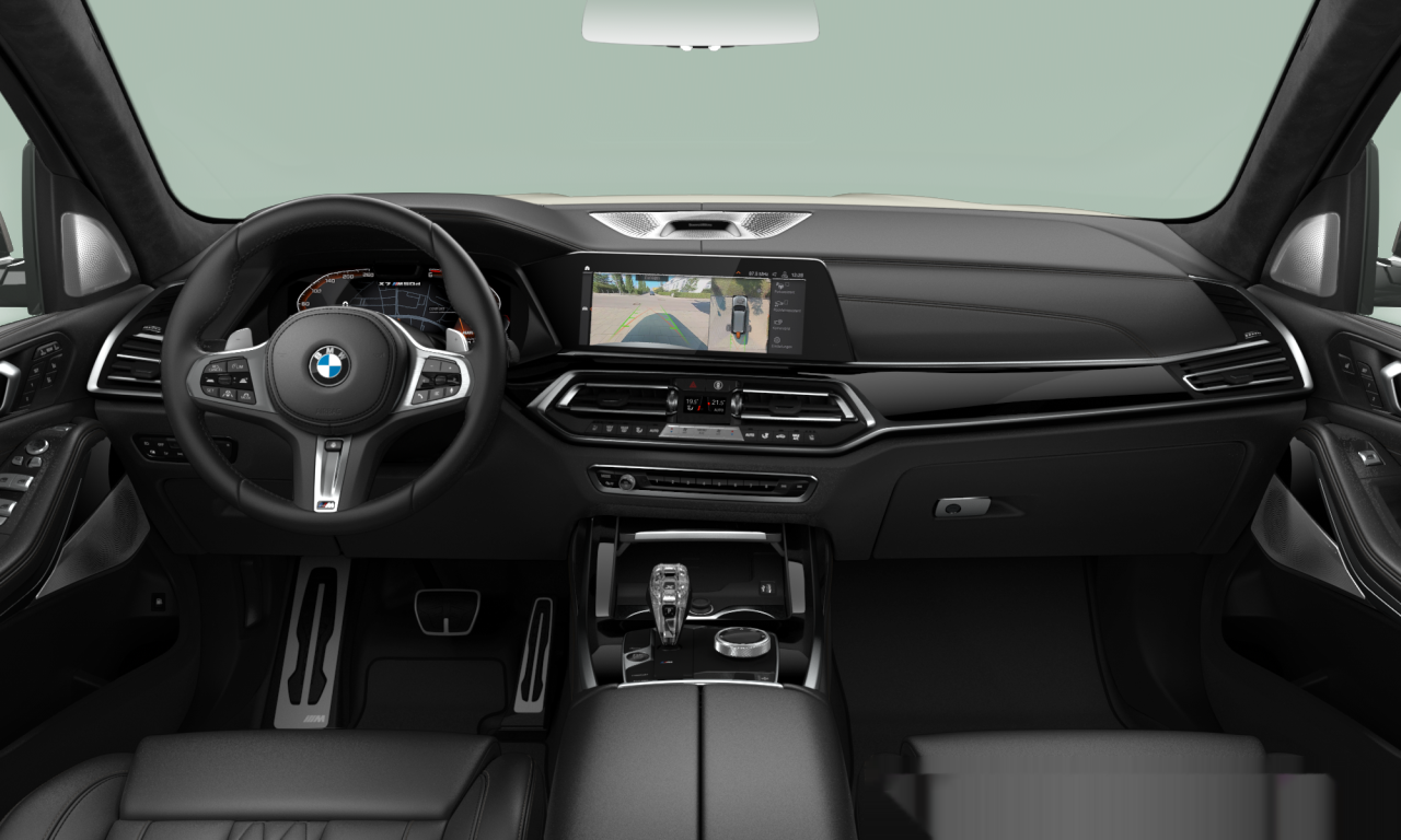Interior of BMW X7 M50d (G07), VIN WBACW01050LB40974