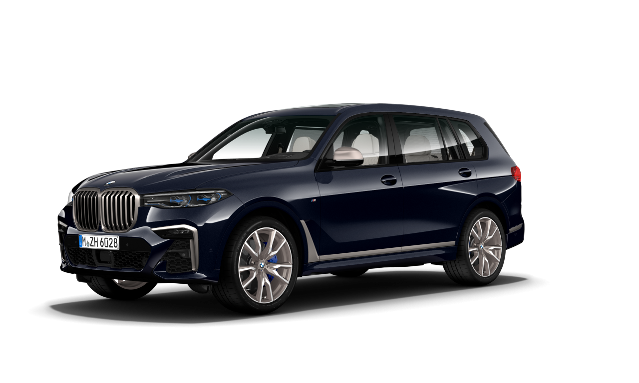 Exterior of BMW X7 M50d (G07), VIN WBACW01070LB40622