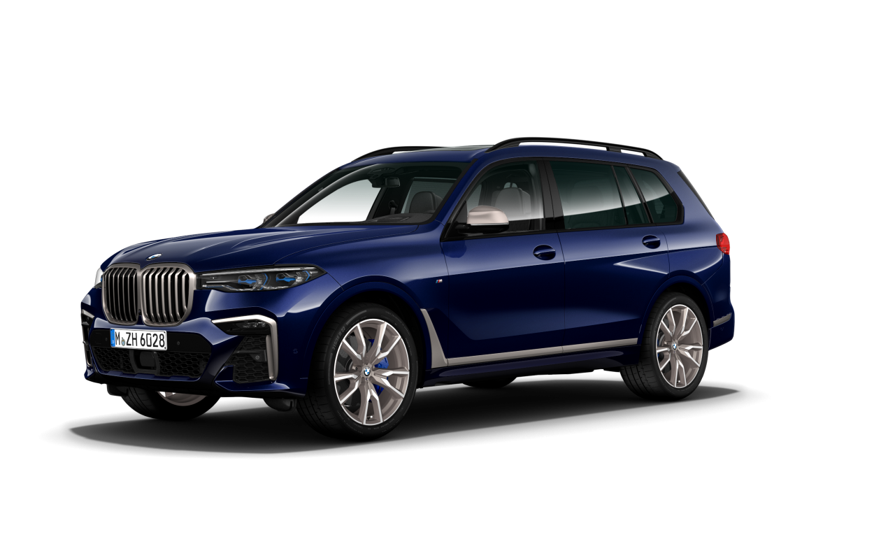 Exterior of 2019 BMW X7 M50d (G07), VIN WBACW02020LB41790