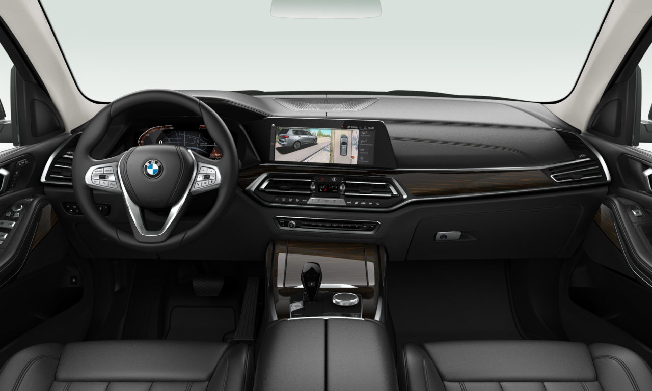 Interior of 2021 BMW X7 xDrive40i (G07), VIN WBACW2100N9J25537