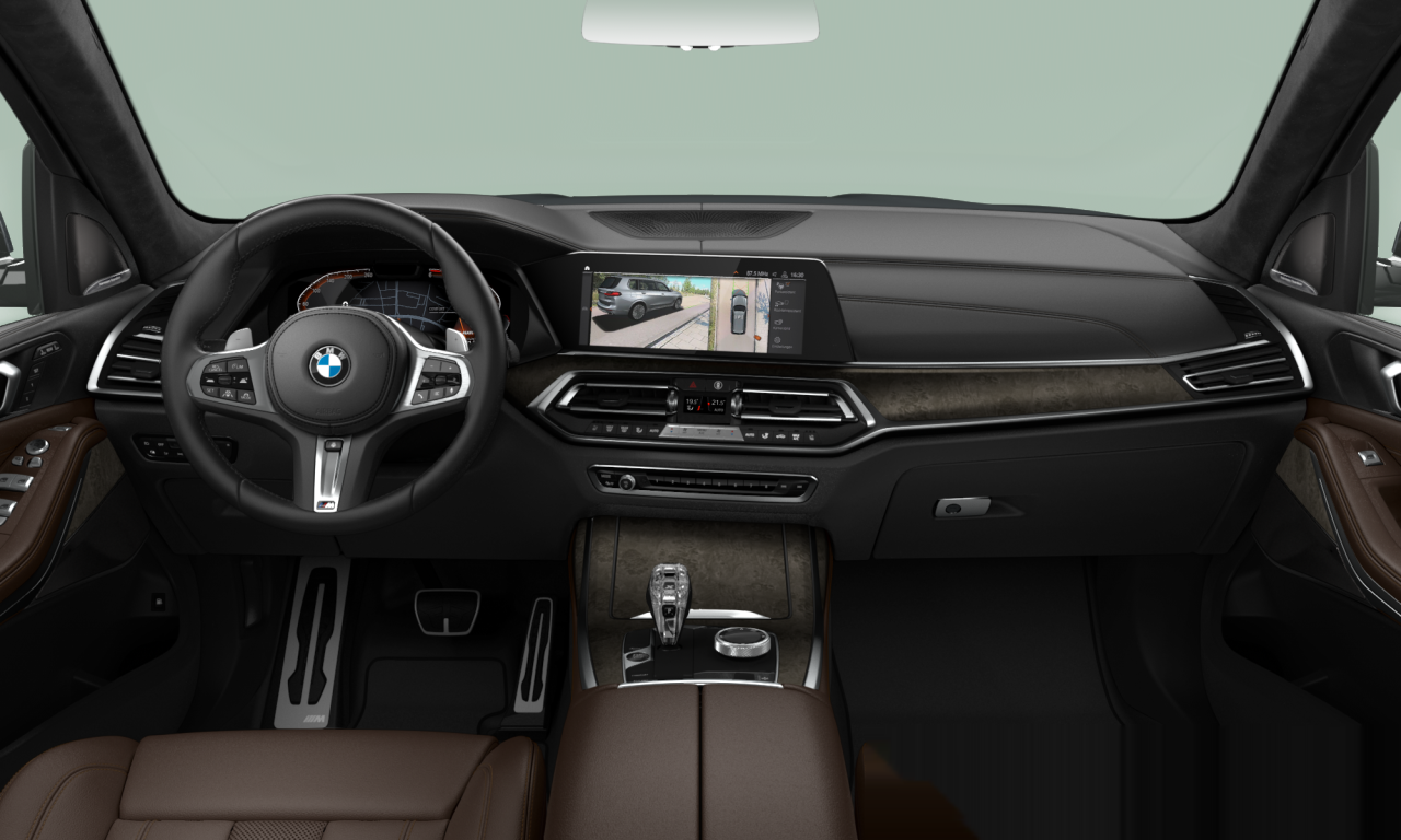 Interior of 2022 BMW X7 xDrive30d (G07), VIN WBACW810409L28698