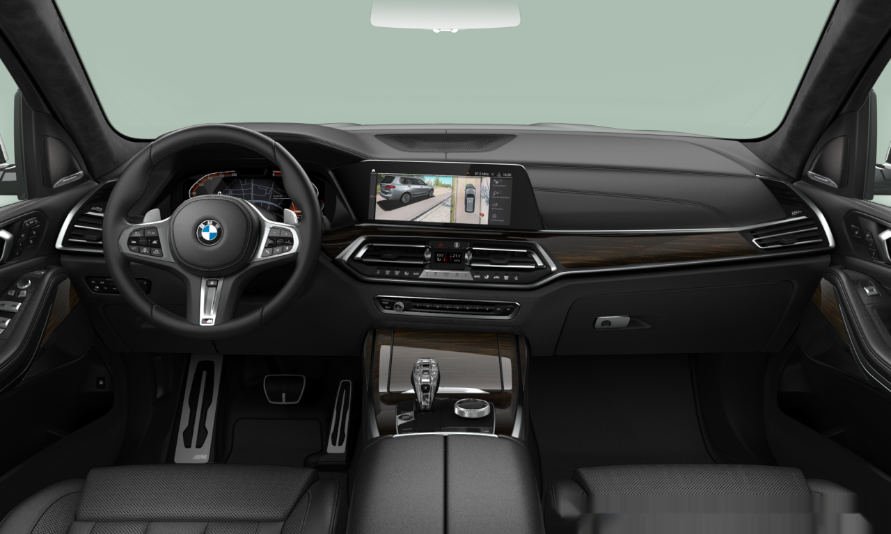 Interior of 2019 BMW X7 xDrive30d (G07), VIN WBACW81070LS25309