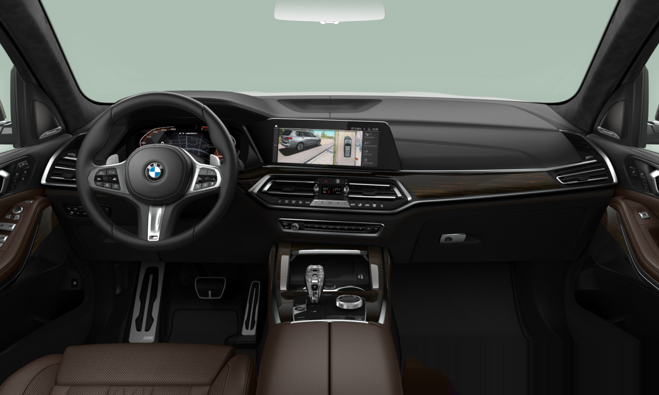 Interior of BMW X7 M50i (G07), VIN WBACX620309B02283