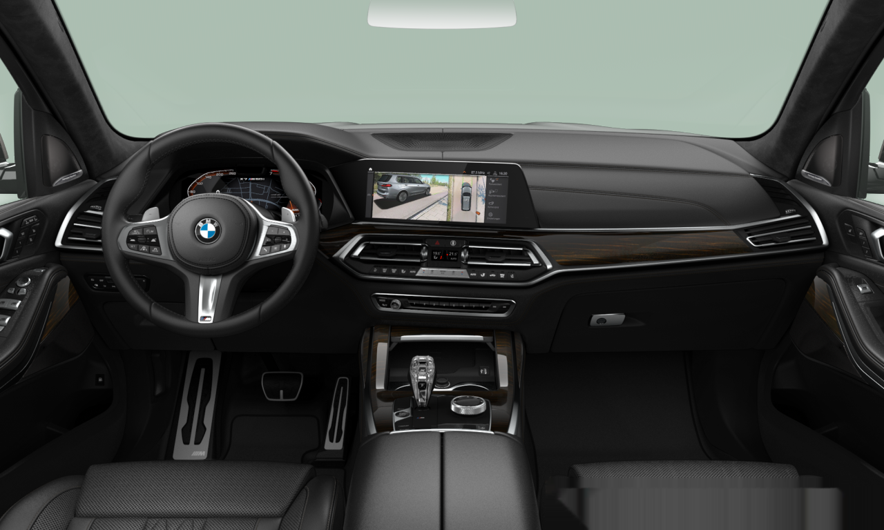 Interior of 2020 BMW X7 M50i (G07), VIN WBACX620X09C28088