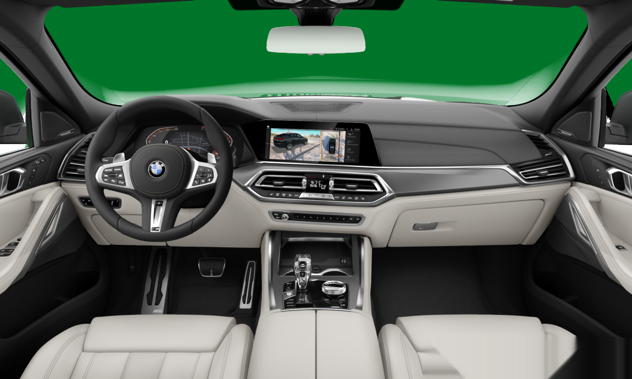 Interior of 2020 BMW X6 xDrive40i (G06), VIN WBACY6108L9C29579
