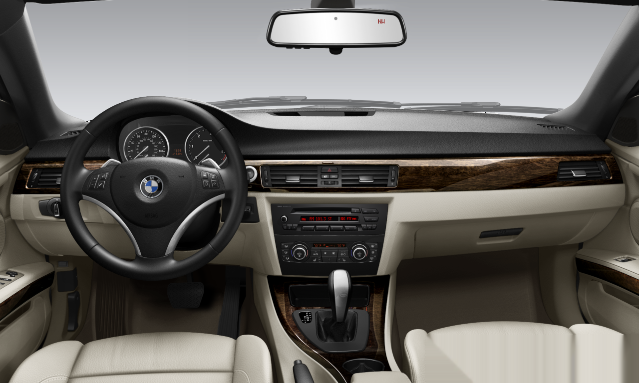 Interior of 2010 BMW 328i (E93 (MUE)), VIN WBADW3C54BE536803