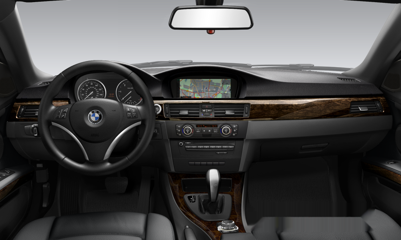 Interior of BMW 328i (E93 (MUE)), VIN WBADW7C53CE730456