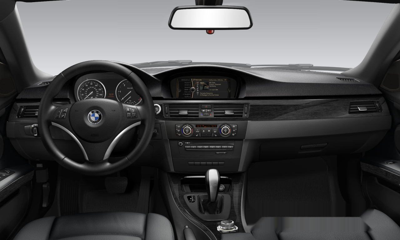 Interior of BMW 328i (E93 (MUE)), VIN WBADW7C57DE734379
