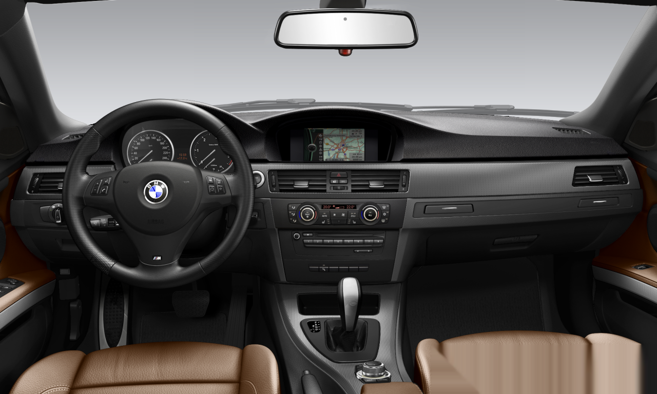 Interior of BMW 320d (E93 (MUE)), VIN WBADY31030E570813