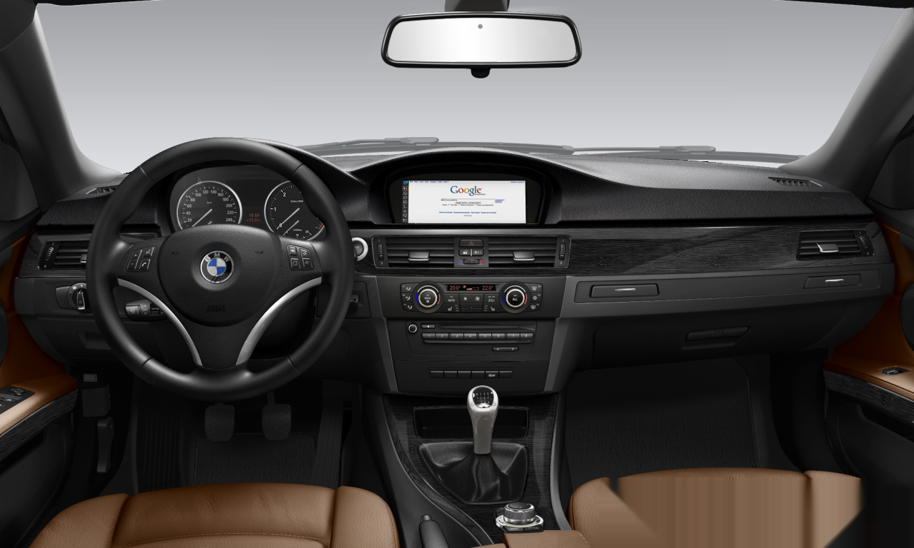 Interior of 2012 BMW 320d (E93 (MUE)), VIN WBADY31030J033673