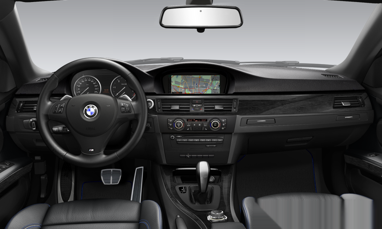 Interior of BMW 320d (E93 (MUE)), VIN WBADY32030E649168