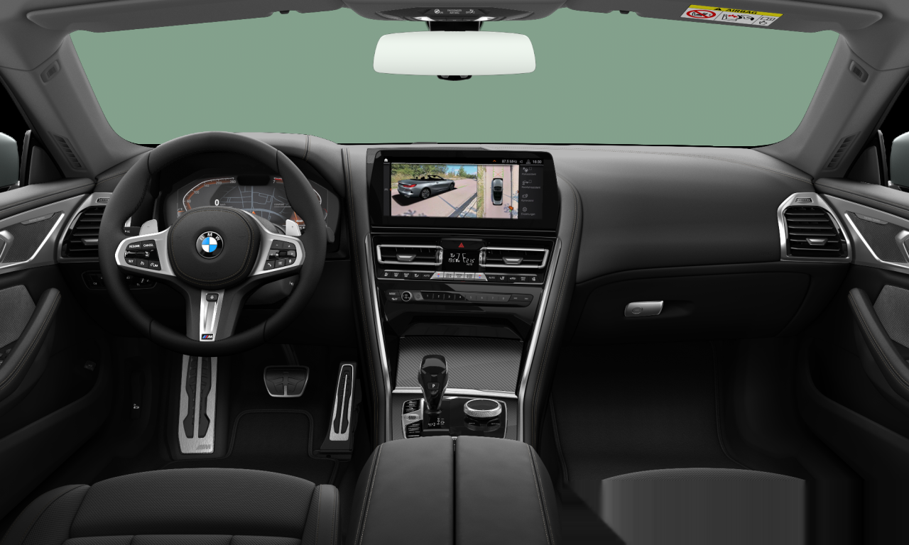 Interior of BMW 840i (G14), VIN WBADZ220X0CN40838