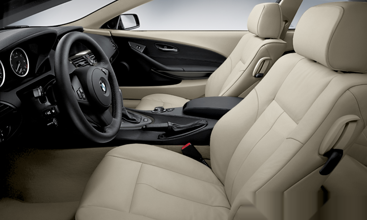 Interior of BMW 630i (E63), VIN WBAEH31000B704683