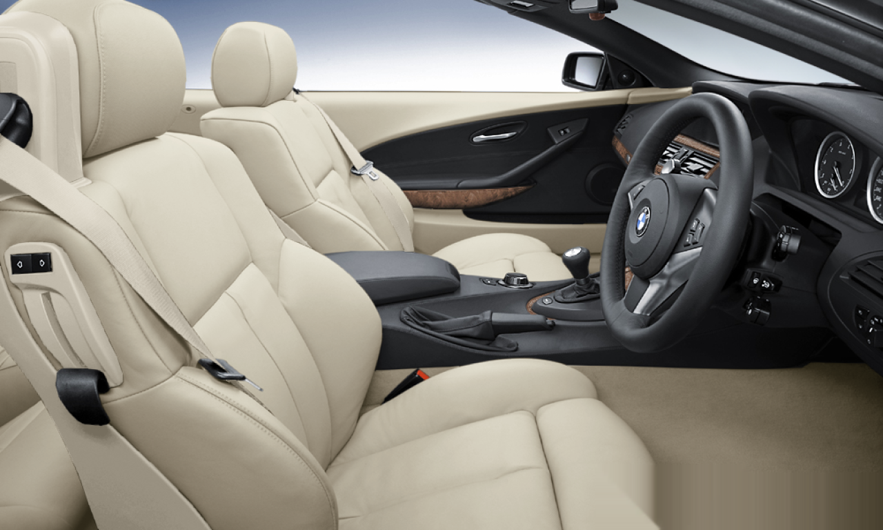 Interior of 2006 BMW 630i (E64), VIN WBAEK32040B741266