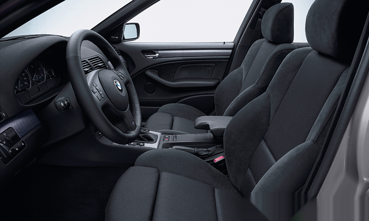 Interior of BMW 320i (E46 (4FL)), VIN WBAEV11090CH55898