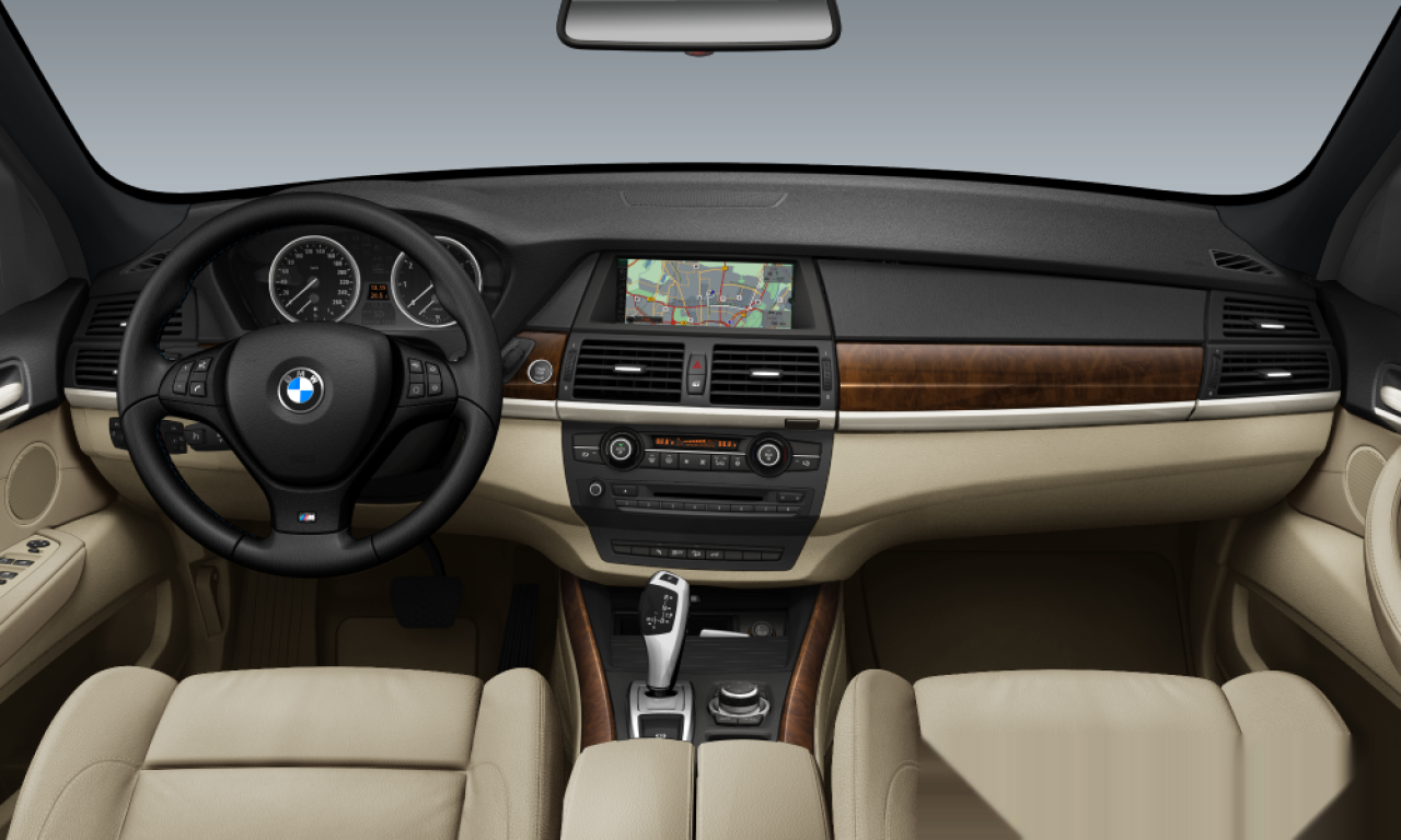 Interior of BMW X5 3.0si (E70), VIN WBAFE4103AL375511