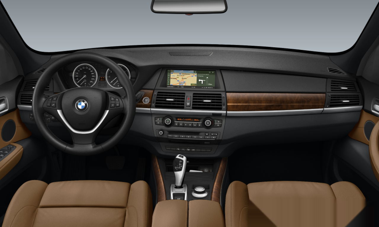 Interior of 2008 BMW X5 3.0sd (E70), VIN WBAFF01070L201980