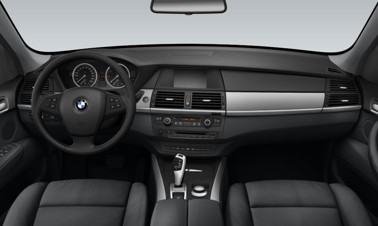 Interior of BMW X5 3.0d (E70), VIN WBAFF41020L111420