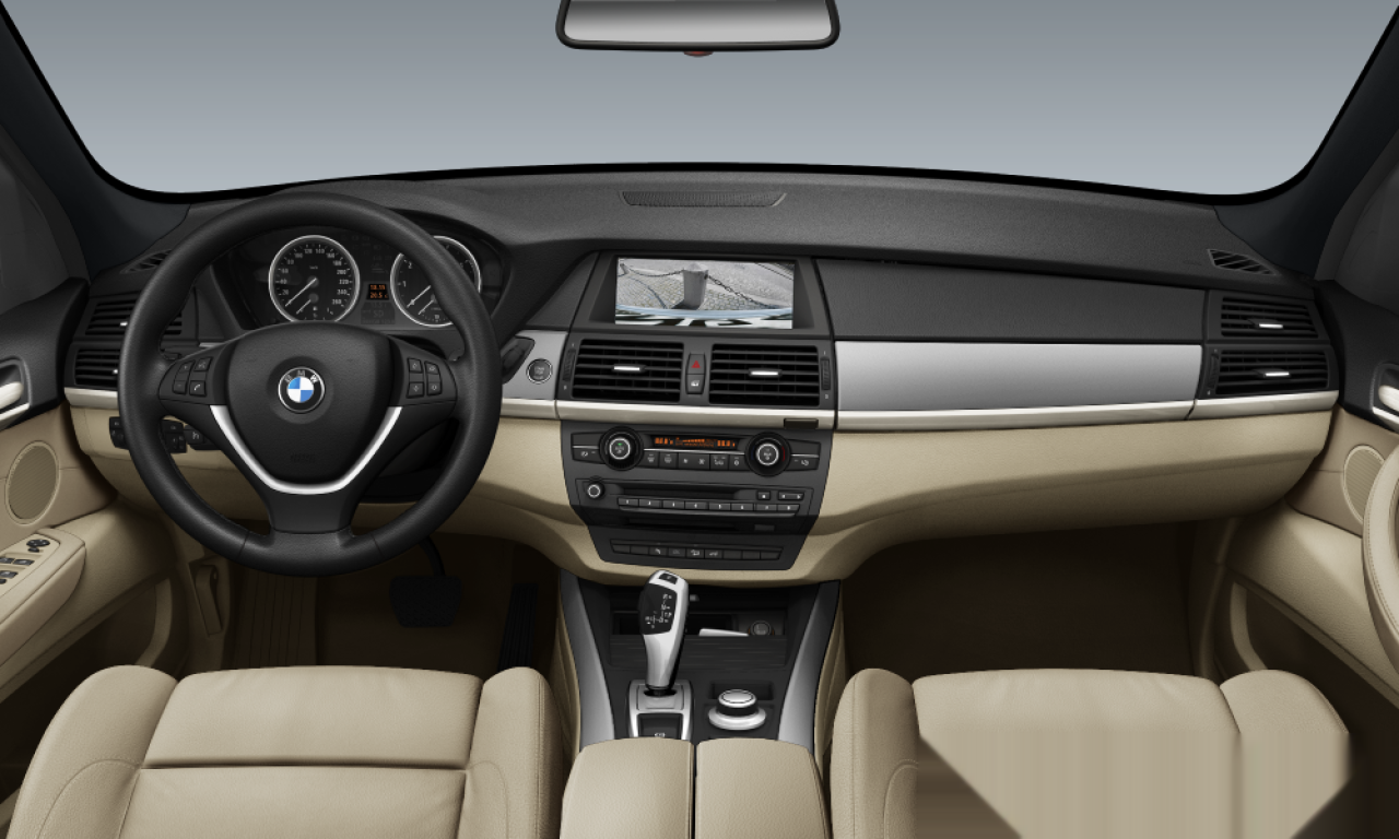 Interior of BMW X5 3.0d (E70), VIN WBAFF41030L043080