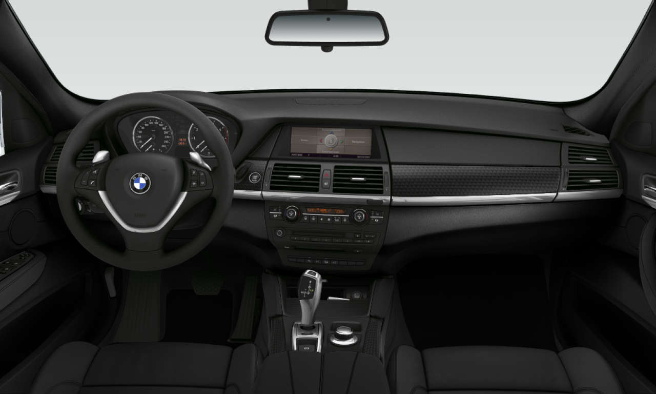 Interior of BMW X6 xDrive35d (E71), VIN WBAFG01030L182132
