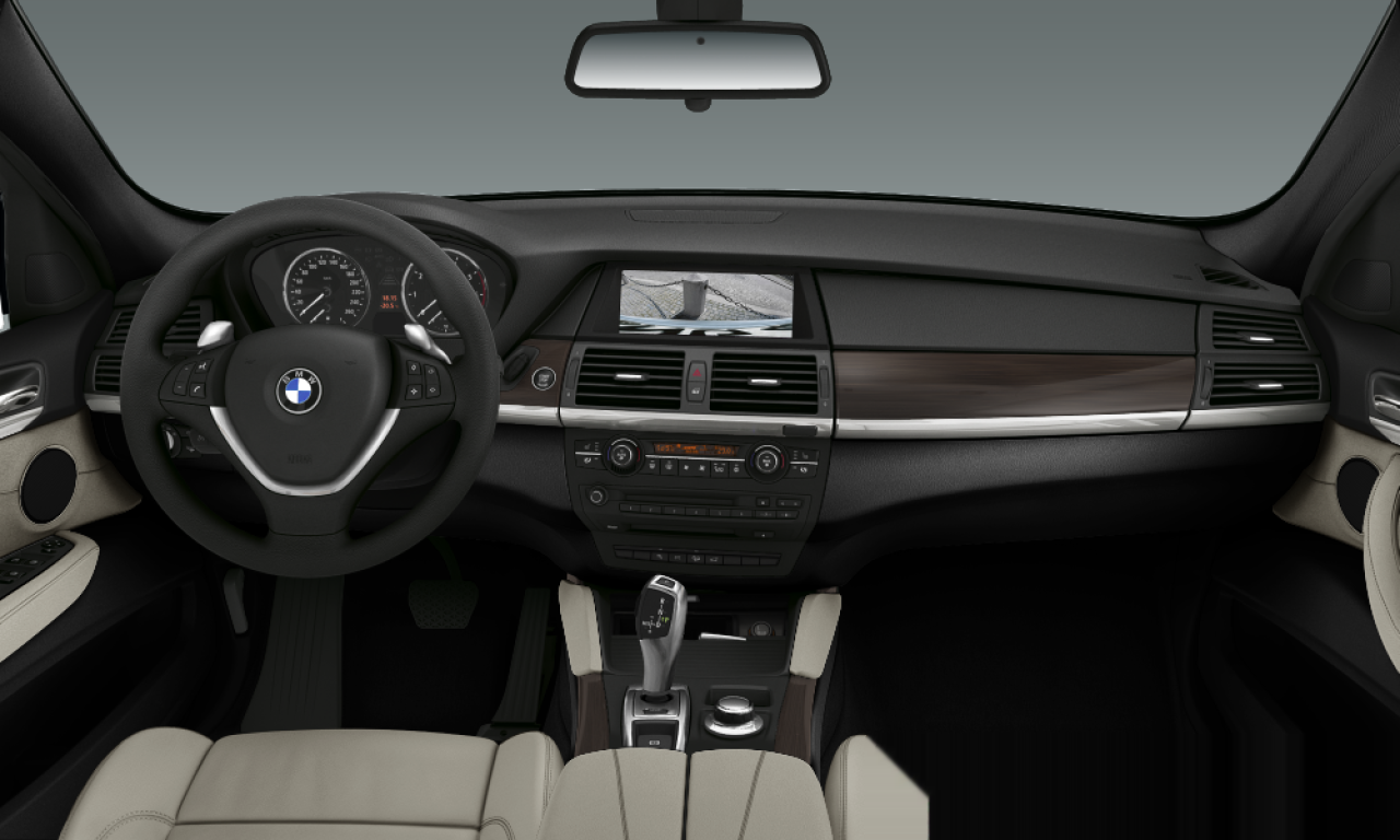 Interior of 2008 BMW X6 xDrive35d (E71), VIN WBAFG020X0LJ68307