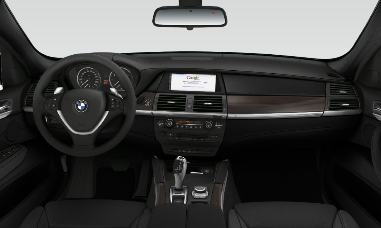 Interior of 2010 BMW X6 xDrive40d (E71), VIN WBAFH01010L471085