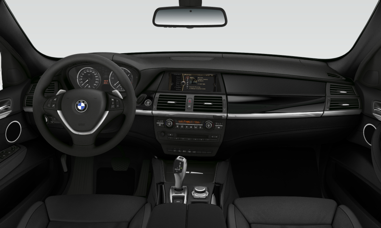 Interior of 2012 BMW X6 xDrive40d (E71), VIN WBAFH01030L855238