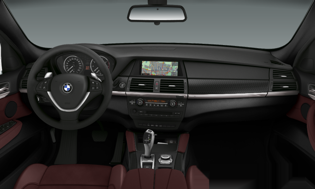 Interior of BMW X6 xDrive40d (E71), VIN WBAFH01040LL68453