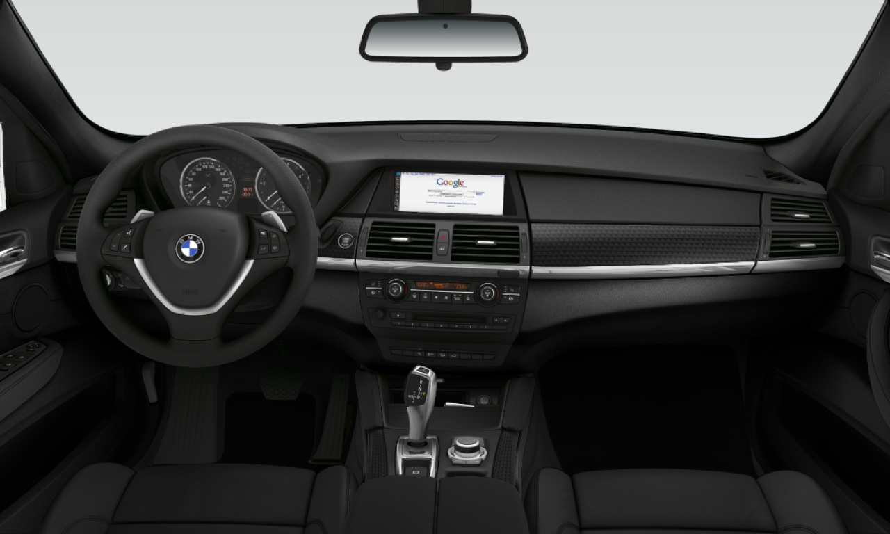 Interior of 2011 BMW X6 xDrive40d (E71), VIN WBAFH01050L851143