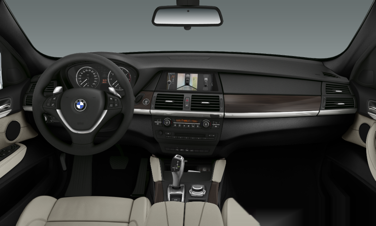 Interior of BMW X6 xDrive40d (E71), VIN WBAFH01080LL68150