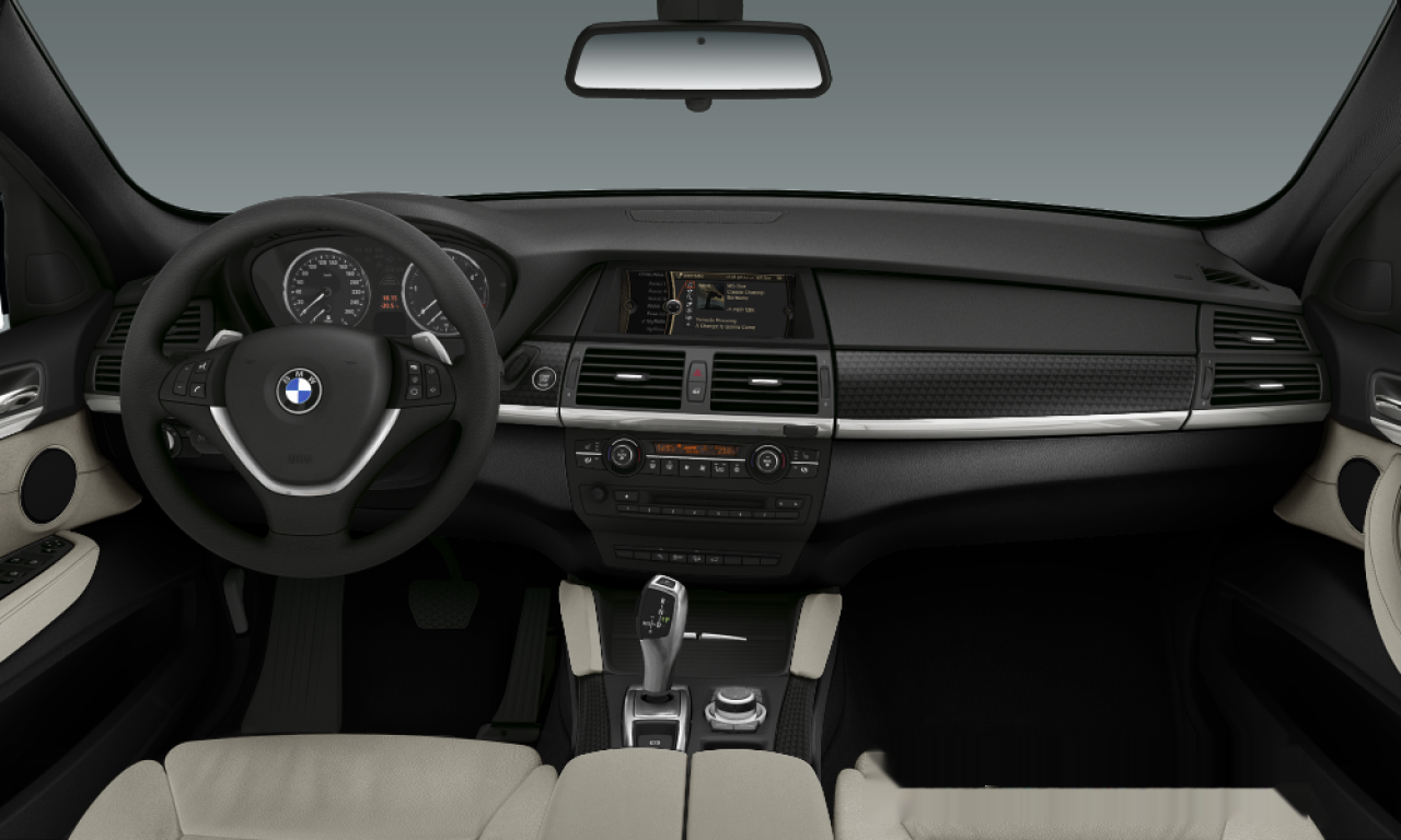 Interior of 2011 BMW X6 xDrive40d (E71), VIN WBAFH010X0L475863