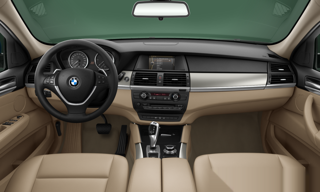 Interior of BMW X6 xDrive30d (E71), VIN WBAFH610300B42038