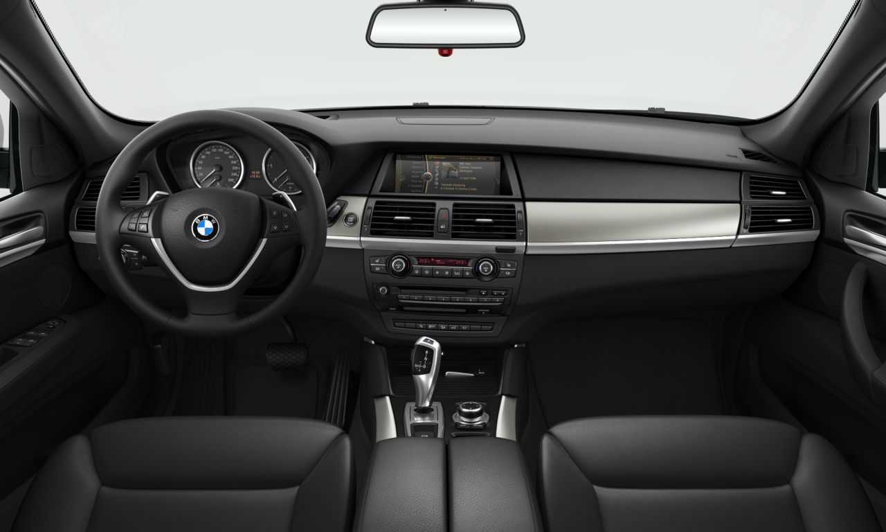 Interior of 2012 BMW X6 xDrive30d (E71), VIN WBAFH610800B37613