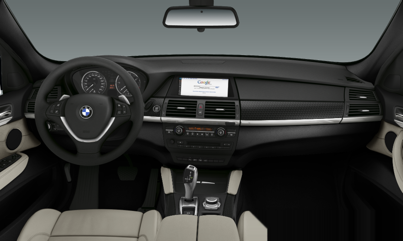 Interior of BMW X6 xDrive30d (E71), VIN WBAFH62040LL71872