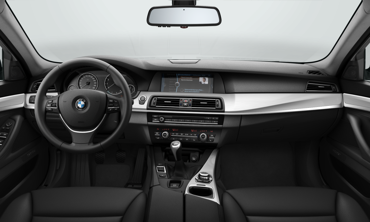 Interior of 2010 BMW 535i (F10), VIN WBAFR71090C263204