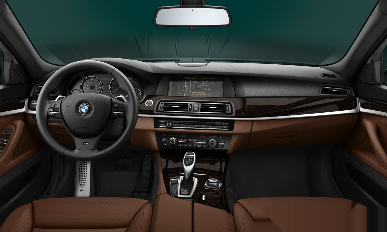 Interior of 2012 BMW 535i (F10), VIN WBAFR7C50DC818801