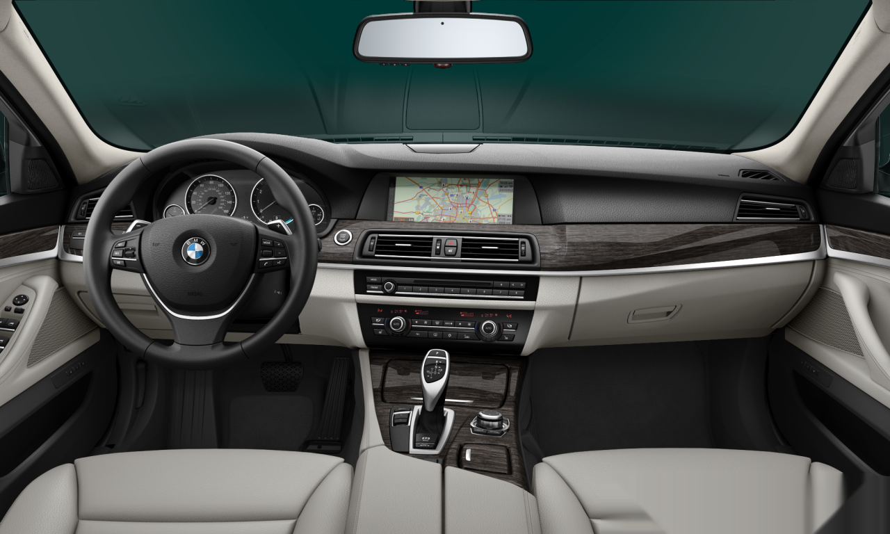 Interior of BMW 535i (F10), VIN WBAFR7C52BC805836