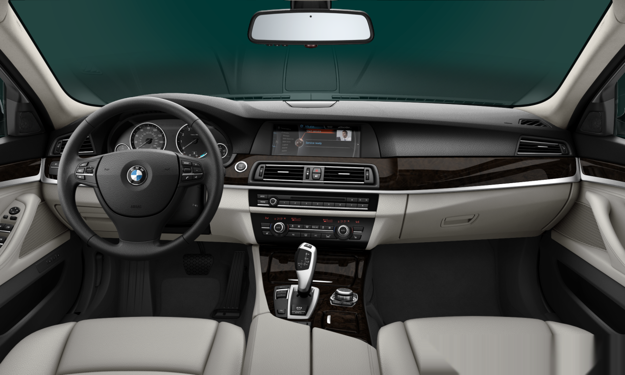 Interior of BMW 535i (F10), VIN WBAFR7C57DC829441